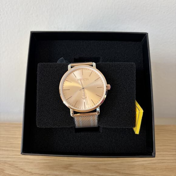 Invicta Lady 38 mm‎ Stainless Steel Rose Gold + Steel Rose Gold Dial Pc21 Quartz main image 5